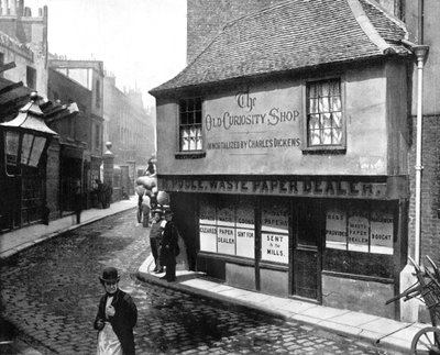 Oude Curiosity Shop, Londen, 1893 door John L. Stoddard