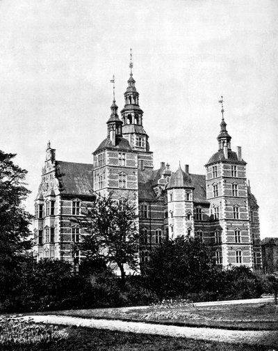 Rosenborg Slot, Kopenhagen, Denemarken, 1893 door John L. Stoddard
