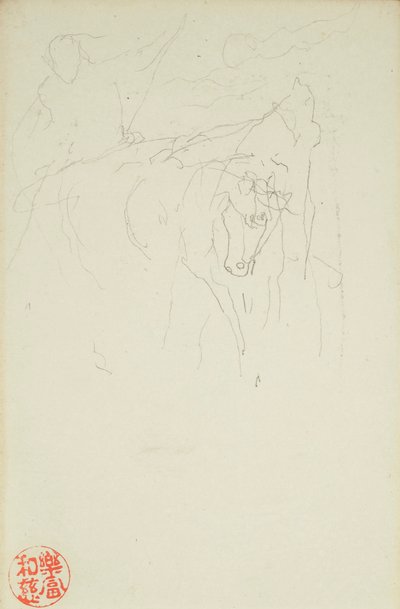 Achilles en Xanthus, uit La Farge folio