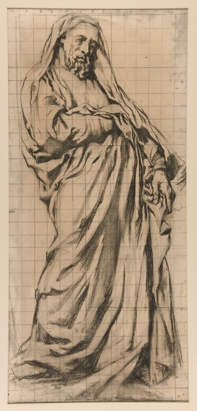 Studie voor Trinity Church: Jeremia door John La Farge