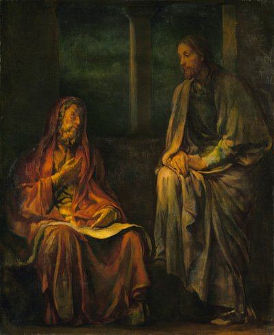 Bezoek van Nicodemus aan Christus door John La Farge