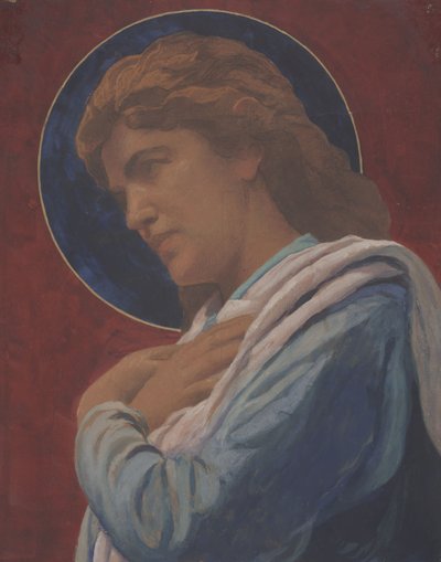 Een heilige door John La Farge or Lafarge
