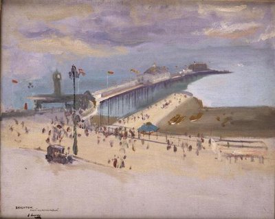 Brighton vanaf de Royal Albion door John Lavery