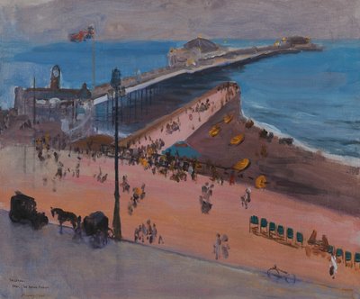 Brighton vanaf de Royal Albion door John Lavery