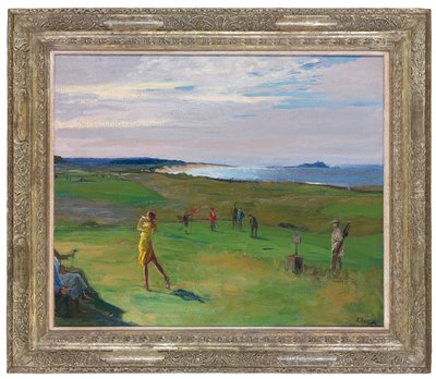De Golfbaan, North Berwick door John Lavery