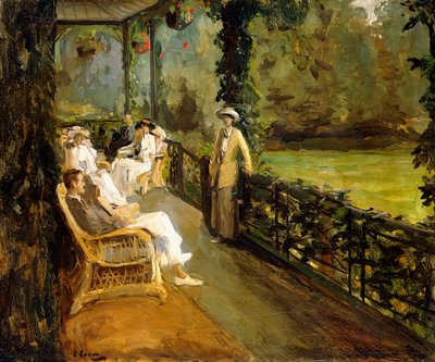 De Veranda door John Lavery