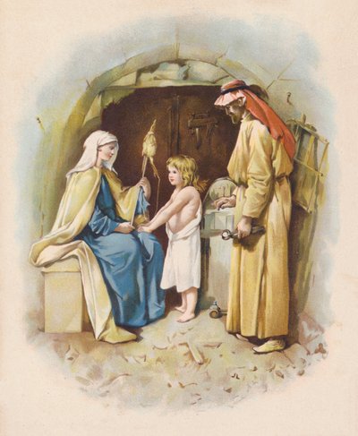 Christus in de timmermanswerkplaats door John Lawson