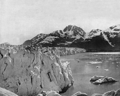 Muir gletsjer in Alaska door John Lawson Stoddard
