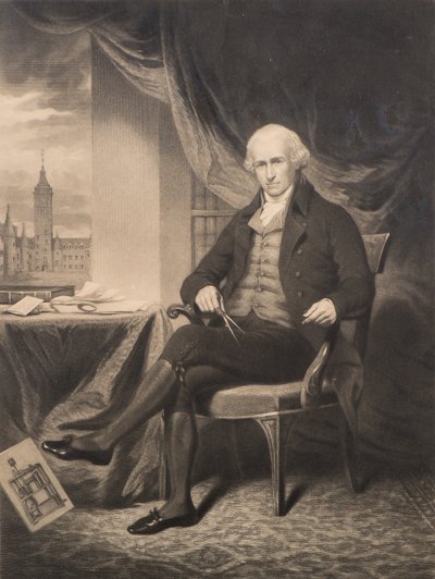 James Watt door John Le Conte
