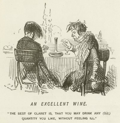 Een uitstekende wijn door John Leech