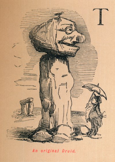 Een originele Druïde, c1860 door John Leech