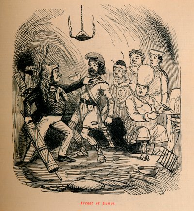 Arrestatie van Eunus, 1852 door John Leech