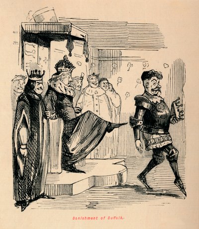 Verbanning van Suffolk door John Leech