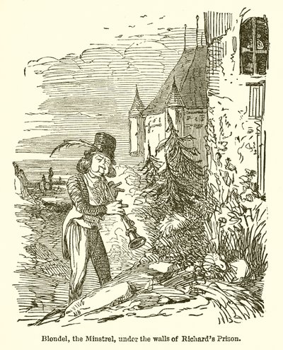 Blondel, de Minstreel, Onder de Muren van Richard