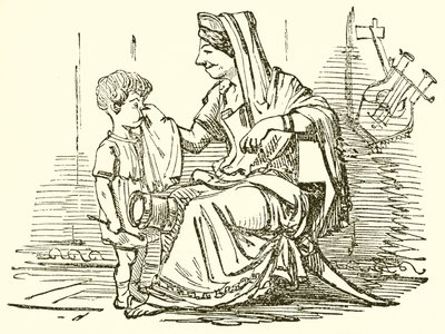 Cornelia, Moeder van de Gracchi door John Leech