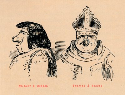 Gilbert a Becket, Thomas a Becket door John Leech