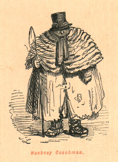 Koetsier van Hackney, 1897 door John Leech