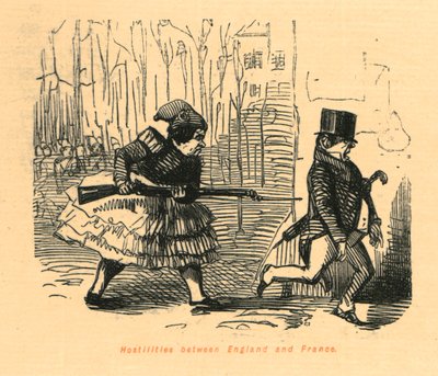Vijandelijkheden tussen Engeland en Frankrijk, 1897 door John Leech