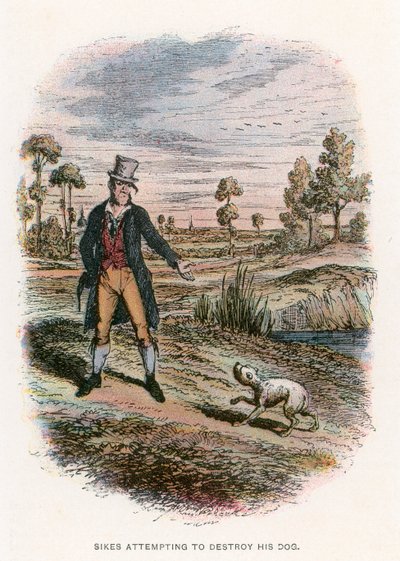 Illustratie voor Oliver Twist door John Leech