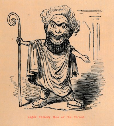 Lichte komedie man van de periode, 1852 door John Leech