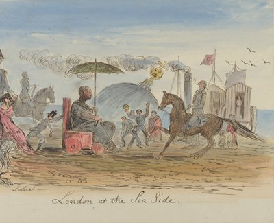 Londen aan de Kust door John Leech