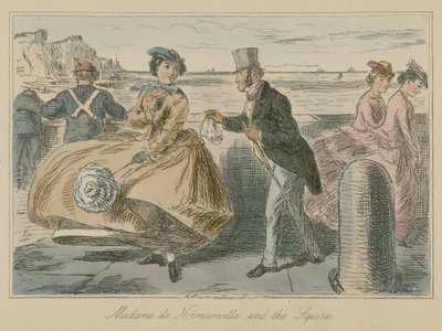 Madame de Normanville en de Squire door John Leech