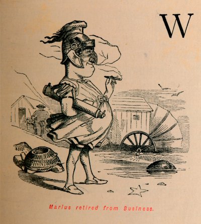 Marius met Pensioen, 1852 door John Leech