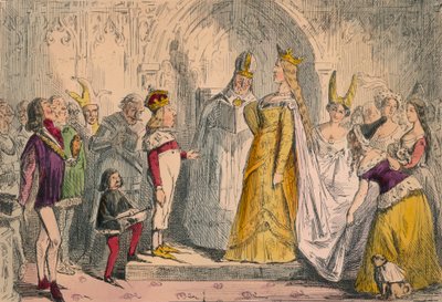 Huwelijk van Hendrik de Zesde en Margaretha van Anjou door John Leech
