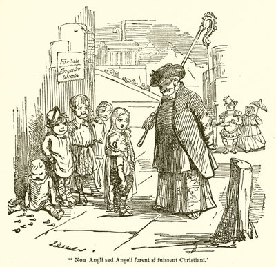 Non Angli Sed Angeli Forent Si Fuissent Christiani door John Leech