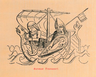 Normandisch transport, ca. 1860 door John Leech