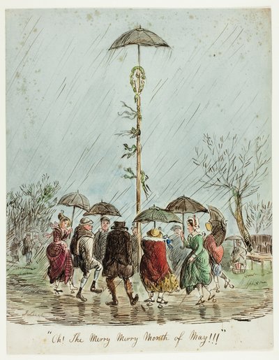 Oh! De Vrolijke, Vrolijke Maand Mei!!! door John Leech
