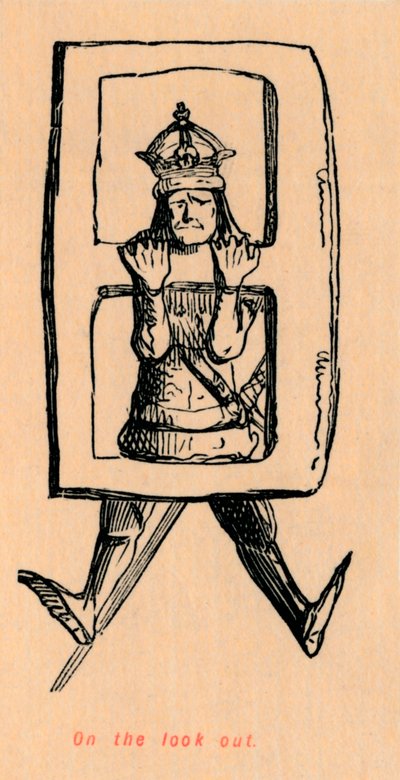 Op de uitkijk door John Leech