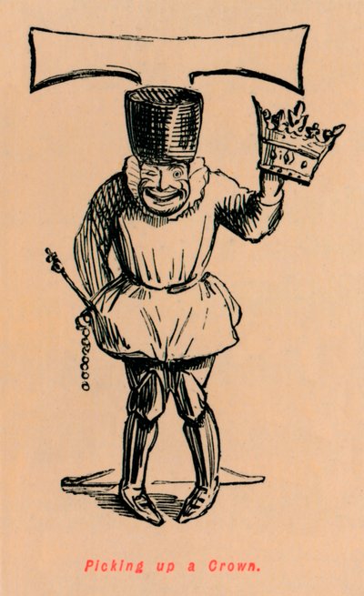 Een kroon oprapen, ca. 1860 door John Leech