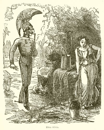 Rhea Silvia door John Leech