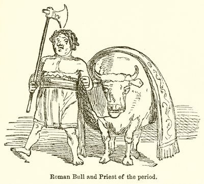 Romeinse Stier en Priester van de Periode door John Leech