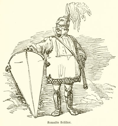 Samnietische soldaat door John Leech