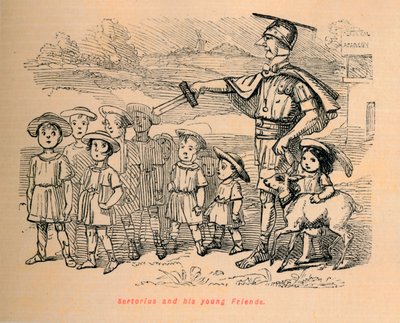 Sertorius en zijn jonge vrienden, 1852 door John Leech