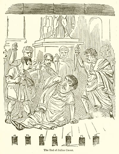 Het einde van Julius Caesar door John Leech