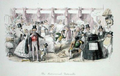 De Huwelijkse Tattersalls door John Leech