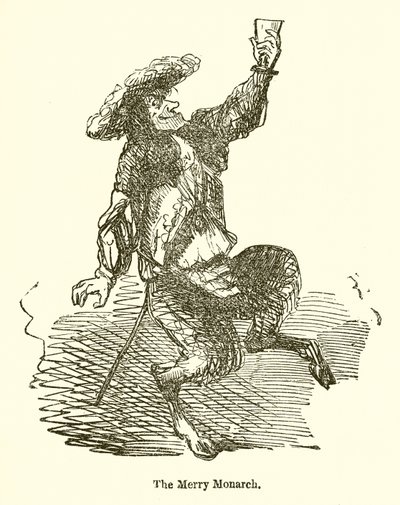 De vrolijke monarch door John Leech