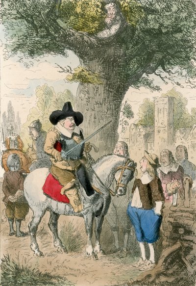 De Royal Oak, de Familie Penderell heeft geen idee waar Charles is!!! door John Leech