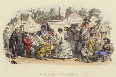 Topsy Turvey, of onze tegenvoeters door John Leech