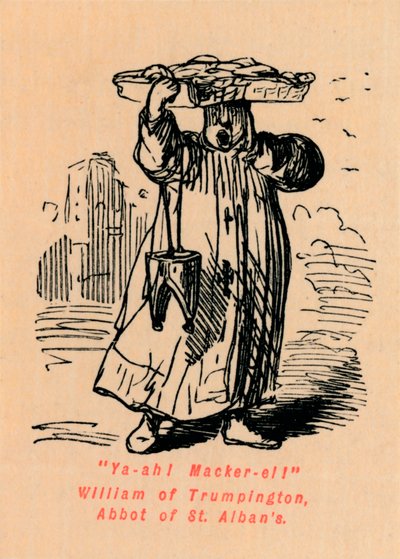 Ya-ah! Makreel! Willem van Trumpington, Abt van St. Albans door John Leech