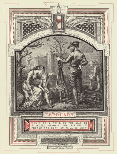 Februari door John Leighton