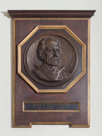 Medaille met John Leighton door John Leighton