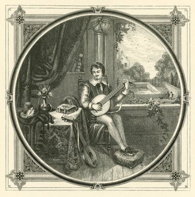 Wie heeft geen liefde gevoeld (gravure) door John Leighton