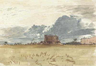 Een uitzicht op de Fens door John Linnell