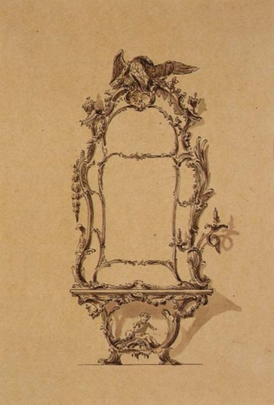 Ontwerp voor een Console Tafel door John Linnell