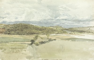 Landschap in Noord-Wales, 1813 door John Linnell
