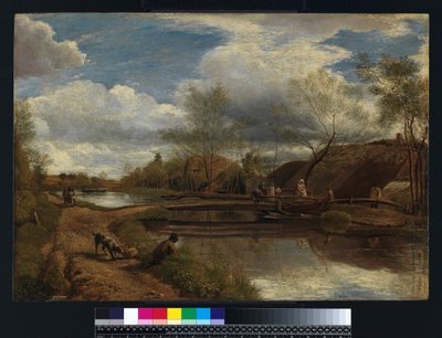 De Rivier Kennet, nabij Newbury door John Linnell
